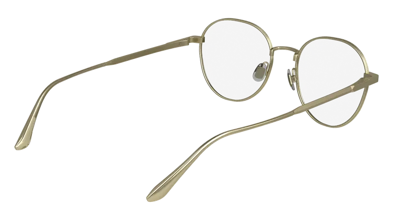 Calvin Klein Unisex CK24101 720 Montature da vista Metallo Oro Geometrica Normale miniatura 3