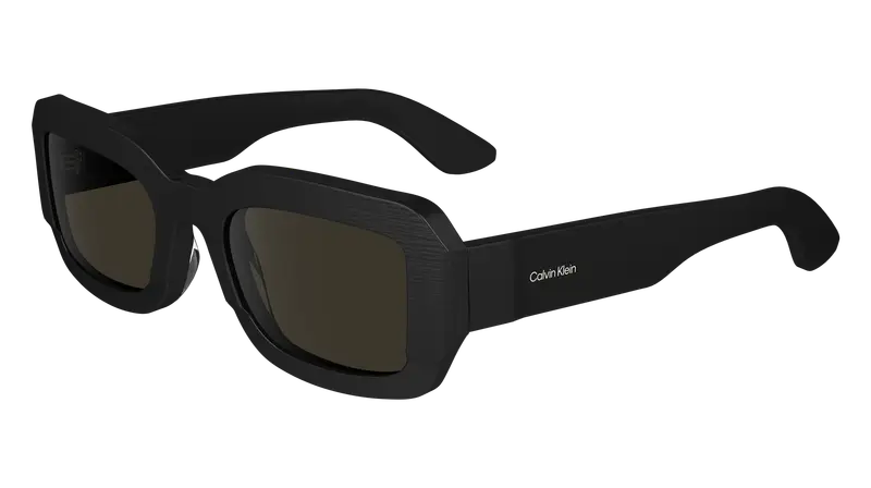 Calvin Klein Unisex CK24511S 001 Occhiali da sole Bio-acetato Nero Grigio Squadrata Normale