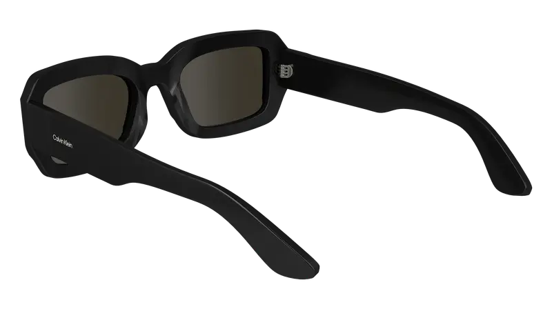 Calvin Klein Unisex CK24511S 001 Occhiali da sole Bio-acetato Nero Grigio Squadrata Normale miniatura 2