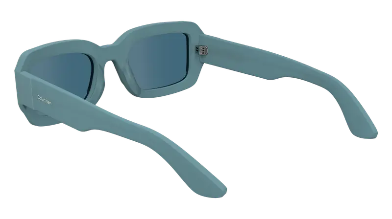 Calvin Klein Unisex CK24511S 413 Occhiali da sole Bio-acetato Azzurro Blu Squadrata Normale miniatura 2