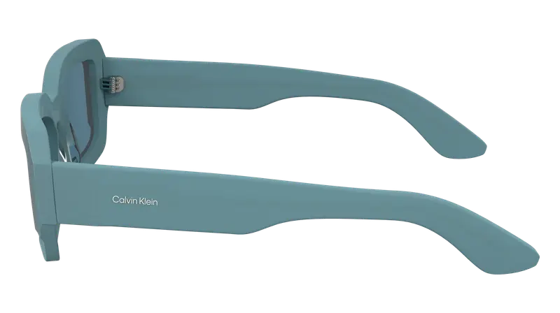 Calvin Klein Unisex CK24511S 413 Occhiali da sole Bio-acetato Azzurro Blu Squadrata Normale miniatura 3