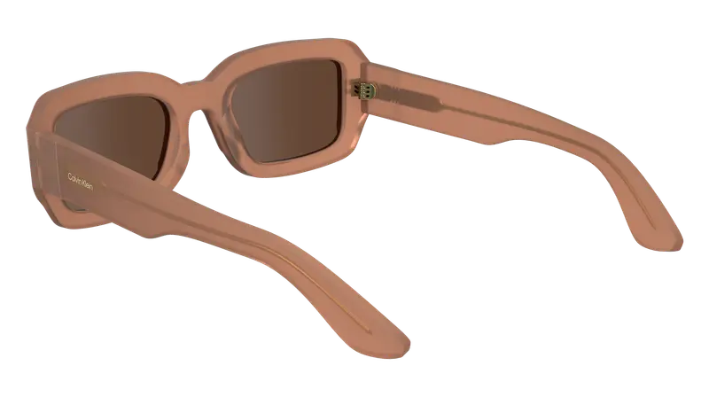 Calvin Klein Unisex CK24511S 835 Occhiali da sole Bio-acetato Marrone Marrone Squadrata Normale miniatura 2