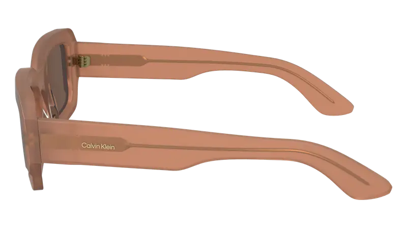 Calvin Klein Unisex CK24511S 835 Occhiali da sole Bio-acetato Marrone Marrone Squadrata Normale miniatura 3