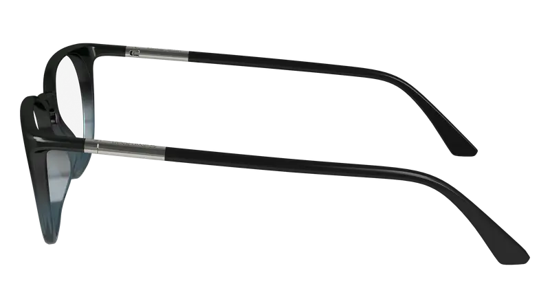 Calvin Klein Unisex CK24513 005 Montature da vista Bio-iniettato Nero Rotonda Normale miniatura 2