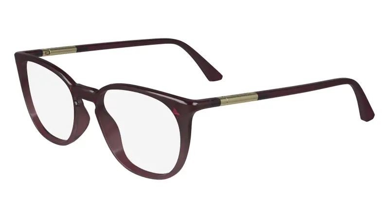Unisex CK24513 605 Montature da vista Bio-iniettato Bordeaux Rotonda Normale