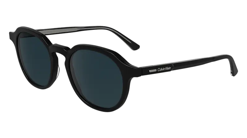 Calvin Klein Unisex CK24538S 001 Occhiali da sole Acetato Nero Geometrica Normale