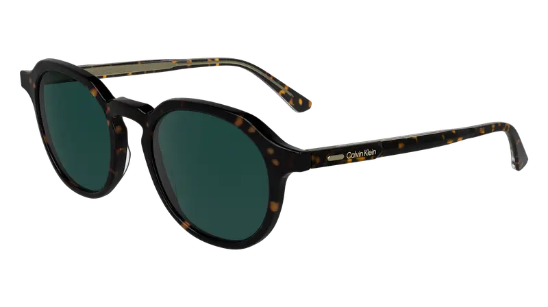 Calvin Klein Unisex CK24538S 235 Occhiali da sole Acetato Havana Geometrica Normale