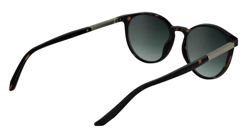 Calvin Klein Unisex CK24539S 235 Occhiali da sole Bio-iniettato Havana Rotonda Normale Sfumato miniatura 3