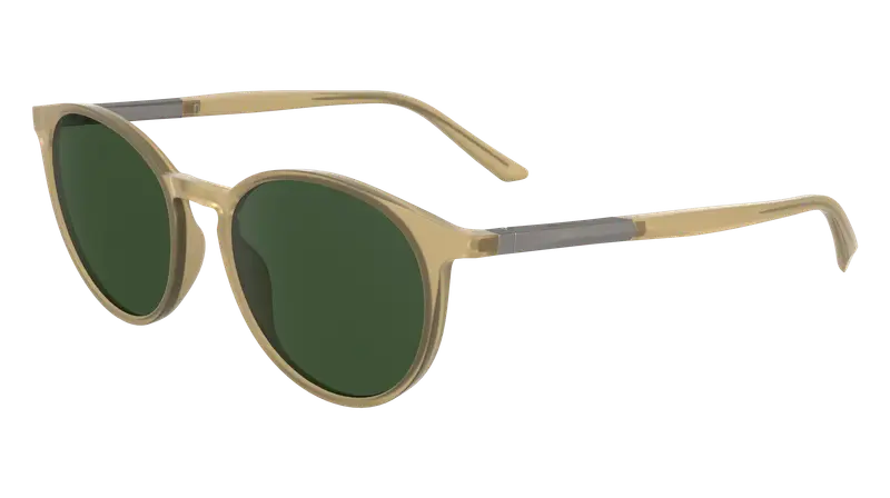 Calvin Klein Unisex CK24539S 261 Occhiali da sole Bio-iniettato Marrone Rotonda Normale