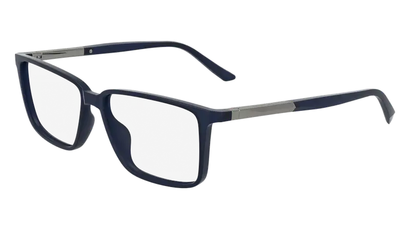 Calvin Klein Unisex CK24547 438 Montature da vista Bio-iniettato Blu  Squadrata Normale