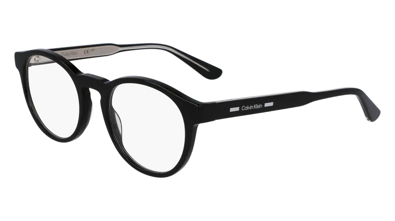 Calvin Klein Unisex CK24551MAG-SET 001 Montature da vista Acetato Nero Rotonda Normale