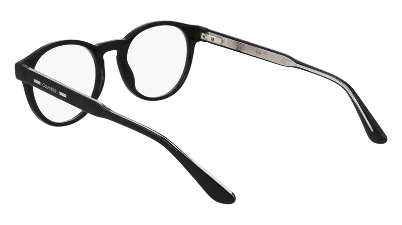 Calvin Klein Unisex CK24551MAG-SET 001 Montature da vista Acetato Nero Rotonda Normale miniatura 2