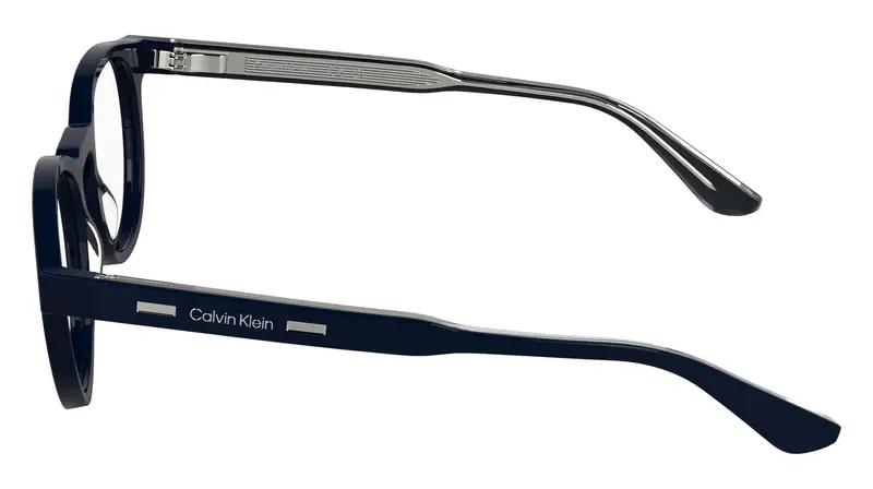 Calvin Klein Unisex CK24551MAG-SET 400 Montature da vista Acetato Blu Rotonda Normale miniatura 2