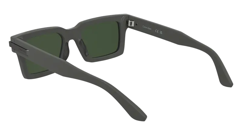 Calvin Klein Unisex CK25503S 035 Occhiali da sole Acetato Grigio Squadrata Normale miniatura 3