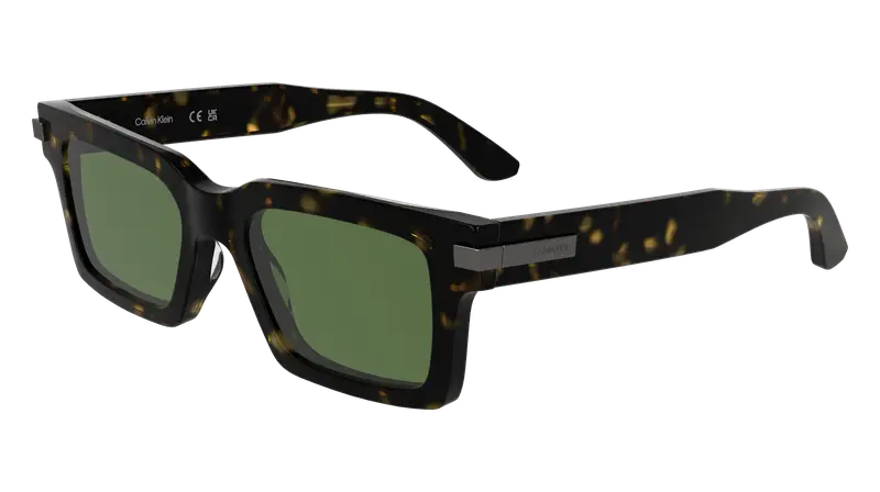 Calvin Klein Unisex CK25503S 235 Occhiali da sole Acetato Havana  Squadrata Normale