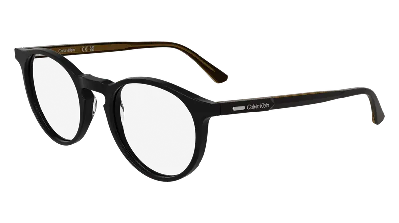 Calvin Klein Unisex CK25518 001 Montature da vista Acetato Nero  Geometrica Normale