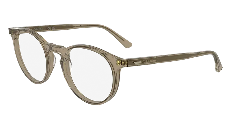 Calvin Klein Unisex CK25518 209 Montature da vista Acetato Beige  Geometrica Normale