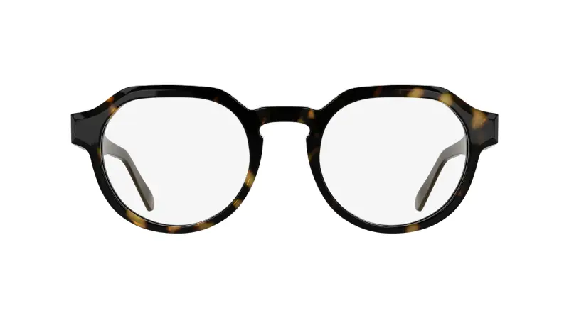 Unisex CK25545 235 Montature da vista Acetato Havana Geometrica Normale miniatura 2