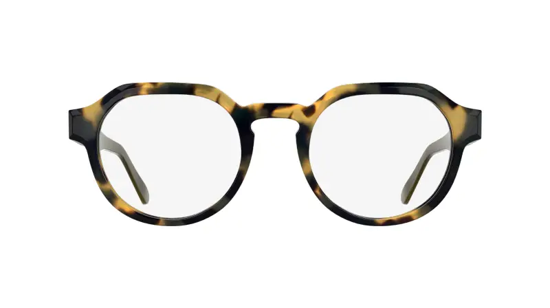 Unisex CK25545 242 Montature da vista Acetato Havana Geometrica Normale miniatura 2