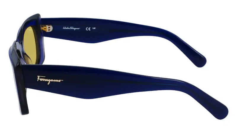 Unisex CKJ20705S 702 Occhiali da sole Plastica Giallo Grigio Rotonda Fotocromatiche Fotocromatiche miniatura 3