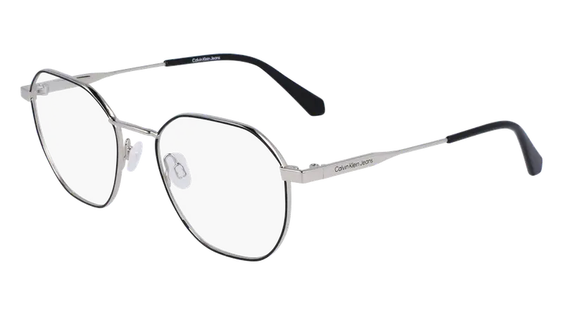Calvin Klein Unisex CKJ22220 043 Montature da vista Metallo Argento  Squadrata Normale Fotocromatiche