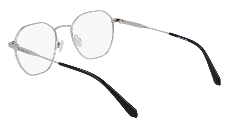 Calvin Klein Unisex CKJ22220 043 Montature da vista Metallo Argento Squadrata Normale Fotocromatiche miniatura 3