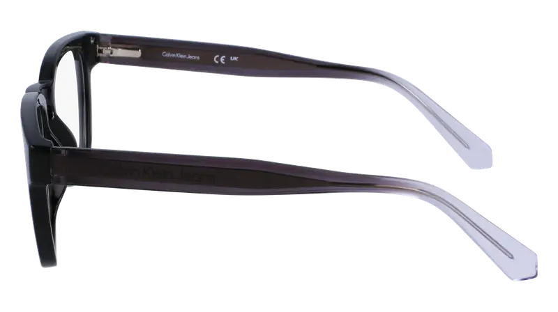 Calvin Klein Unisex CKJ23651 001 Montature da vista Bio-iniettato Nero Rotonda Normale Normale miniatura 2