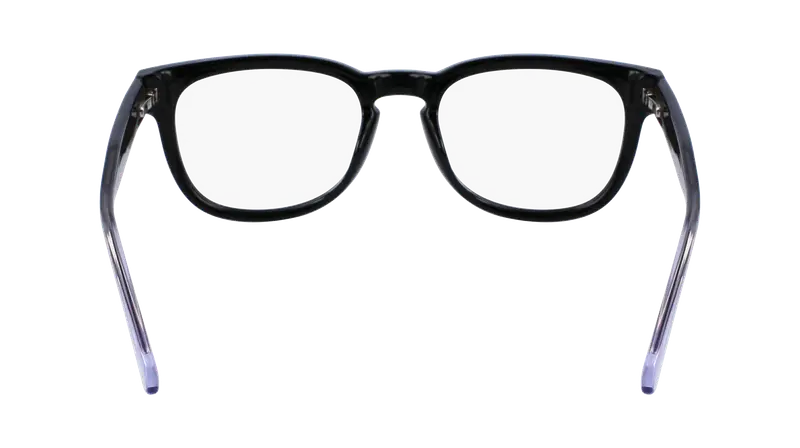 Calvin Klein Unisex CKJ23651 001 Montature da vista Bio-iniettato Nero Rotonda Normale Normale miniatura 3