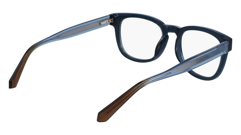 Calvin Klein Unisex CKJ23651 460 Montature da vista Bio-iniettato Blu Rotonda Normale Normale miniatura 3