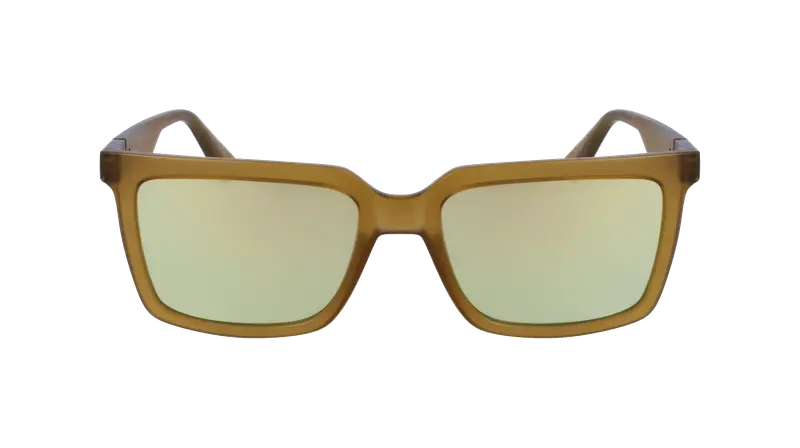 Calvin Klein Unisex CKJ23659S 309 Occhiali da sole Bio-iniettato Verde Grigio/oro Squadrata Normale Normale miniatura 2