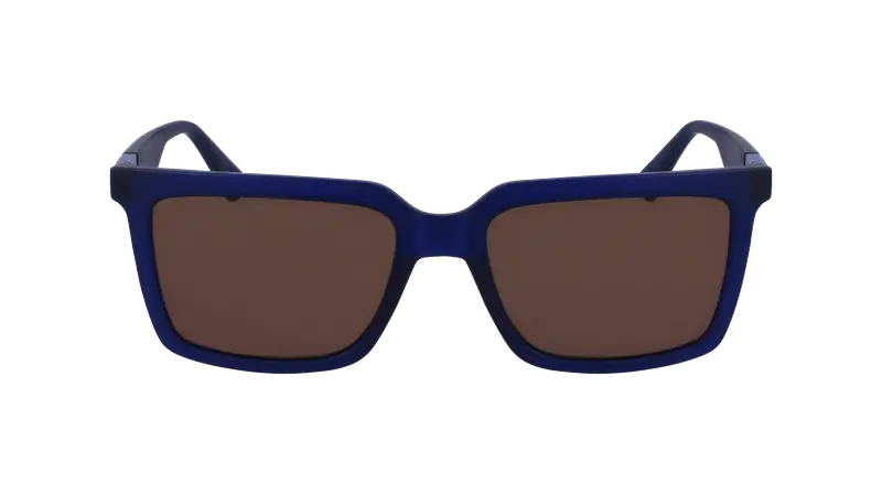 Calvin Klein Unisex CKJ23659S 400 Occhiali da sole Bio-iniettato Blu Marrone Squadrata Normale Normale miniatura 2