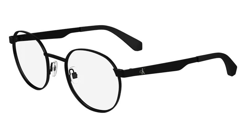 Calvin Klein Unisex CKJ24205 001 Montature da vista Metallo Nero  Rotonda Normale