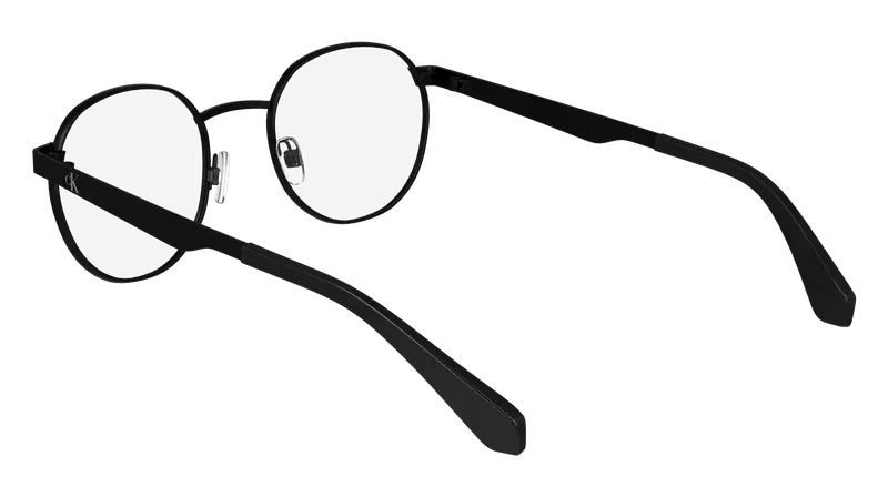Calvin Klein Unisex CKJ24205 001 Montature da vista Metallo Nero Rotonda Normale miniatura 2
