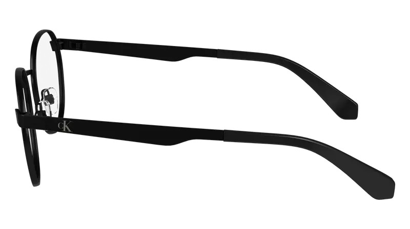 Calvin Klein Unisex CKJ24205 001 Montature da vista Metallo Nero Rotonda Normale miniatura 3