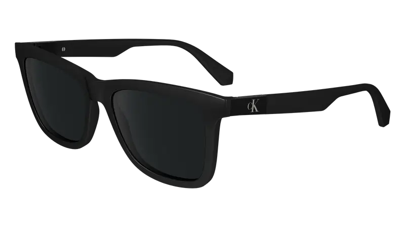 Calvin Klein Unisex CKJ24601S 001 Occhiali da sole Bio-iniettato Nero Grigio Squadrata Normale Normale