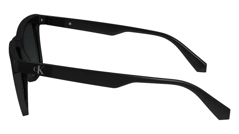 Calvin Klein Unisex CKJ24601S 001 Occhiali da sole Bio-iniettato Nero Grigio Squadrata Normale Normale miniatura 3