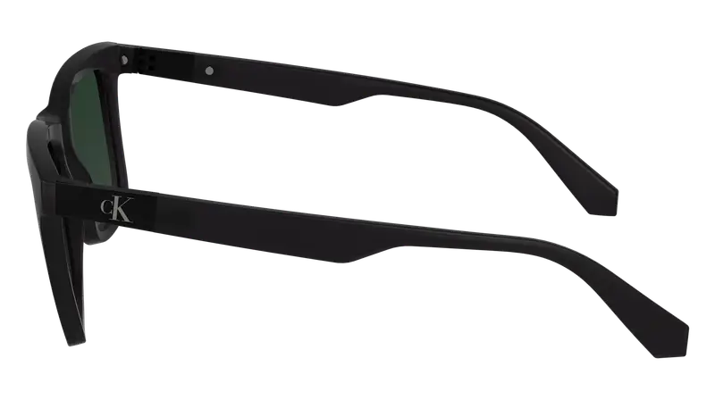 Calvin Klein Unisex CKJ24601S 002 Occhiali da sole Bio-iniettato Nero Verde Squadrata Normale Normale miniatura 3