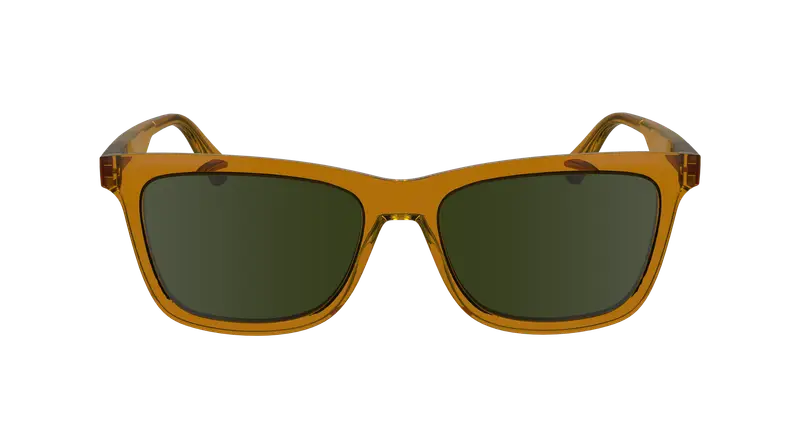 Calvin Klein Unisex CKJ24601S 261 Occhiali da sole Bio-iniettato Marrone Verde Squadrata Normale Normale miniatura 2