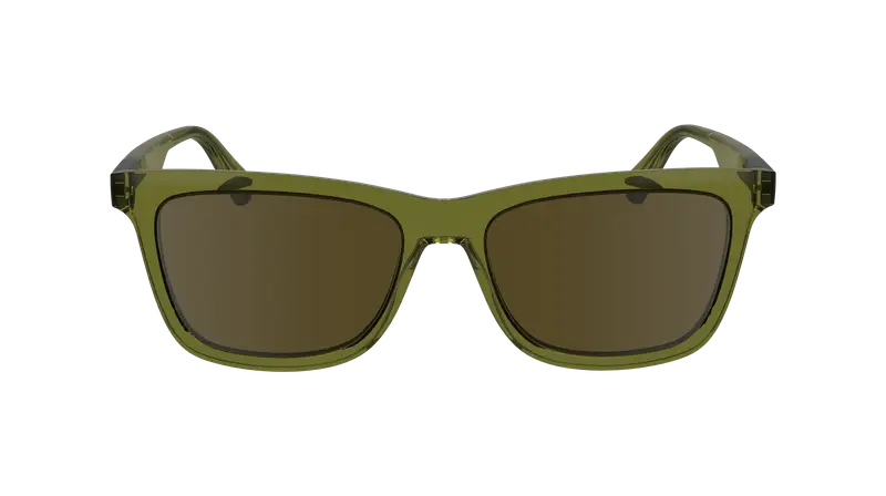 Calvin Klein Unisex CKJ24601S 309 Occhiali da sole Bio-iniettato Verde Verde Squadrata Normale Normale miniatura 2