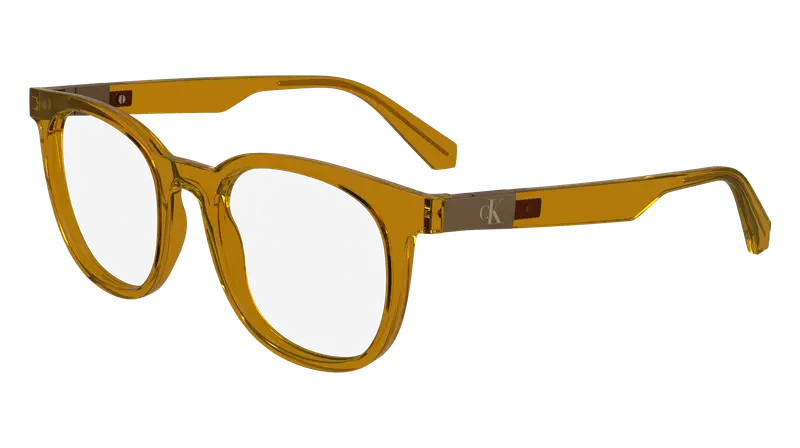 Calvin Klein Unisex CKJ24613 261 Montature da vista Bio-iniettato Marrone  Rotonda Normale