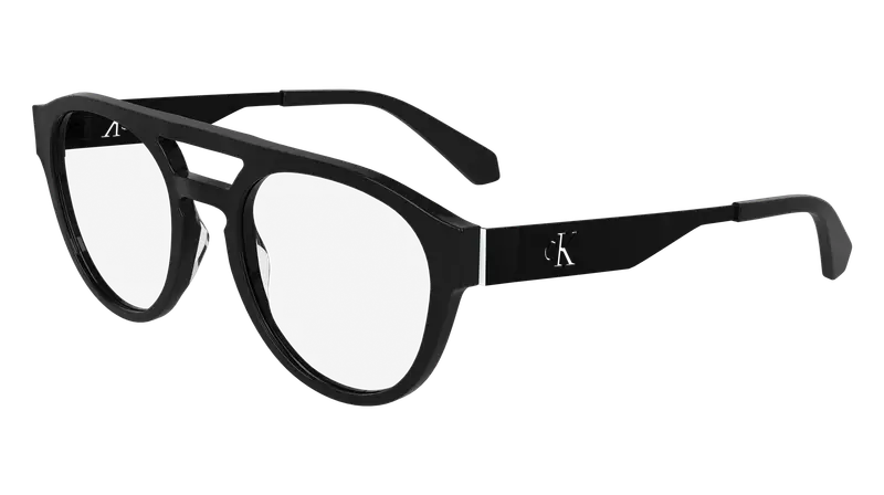 Calvin Klein Unisex CKJ24633 001 Montature da vista Acetato Nero Rotonda Normale
