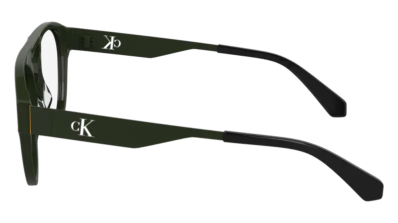 Calvin Klein Unisex CKJ24633 309 Montature da vista Acetato Verde Rotonda Normale miniatura 2
