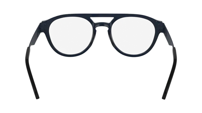 Calvin Klein Unisex CKJ24633 400 Montature da vista Acetato Blu Rotonda Normale miniatura 3