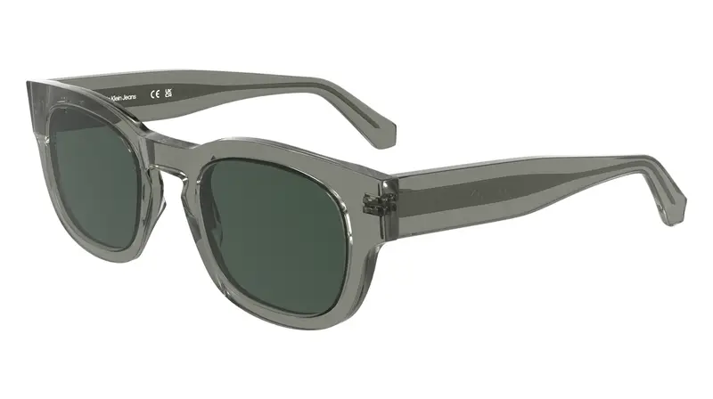 Calvin Klein Unisex CKJ25601S 057 Occhiali da sole Acetato Grigio Geometrica Normale