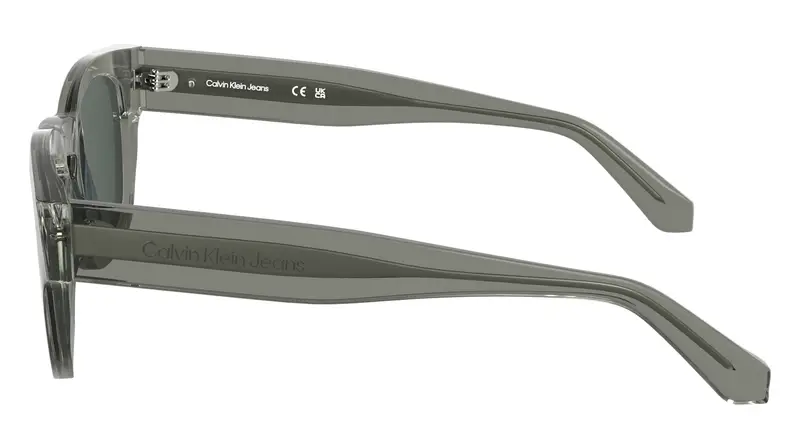 Calvin Klein Unisex CKJ25601S 057 Occhiali da sole Acetato Grigio Geometrica Normale miniatura 2