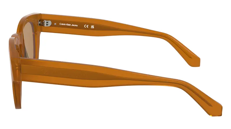 Calvin Klein Unisex CKJ25601S 201 Occhiali da sole Acetato Havana Geometrica Normale miniatura 2