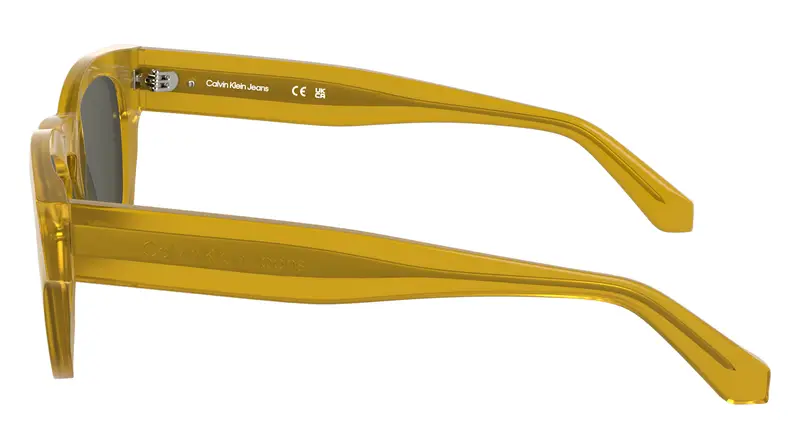 Calvin Klein Unisex CKJ25601S 275 Occhiali da sole Acetato Marrone Geometrica Normale miniatura 2