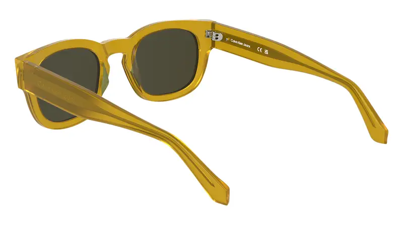 Calvin Klein Unisex CKJ25601S 275 Occhiali da sole Acetato Marrone Geometrica Normale miniatura 3