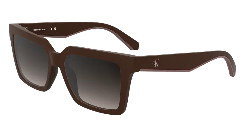 Calvin Klein Unisex CKJ25602S 605 Occhiali da sole Bio-iniettato Bordeaux  Squadrata Normale