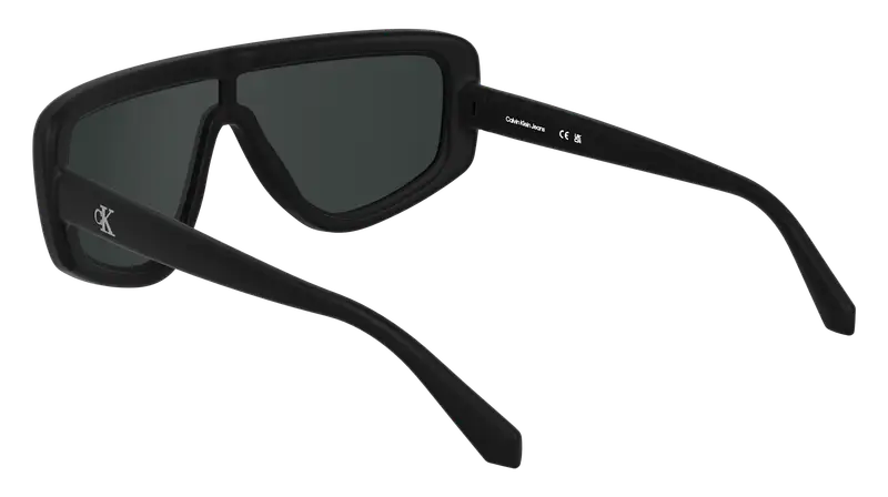 Calvin Klein Unisex CKJ25605S 002 Occhiali da sole Bio-iniettato Nero Maschera Normale miniatura 3